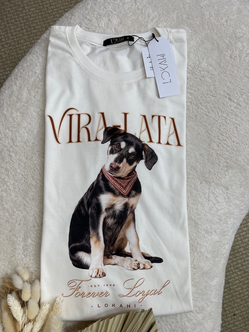 T-SHIRT VIRA LATA - OFF WHITE T-SHIRT VIRA LATA - OFF WHITE