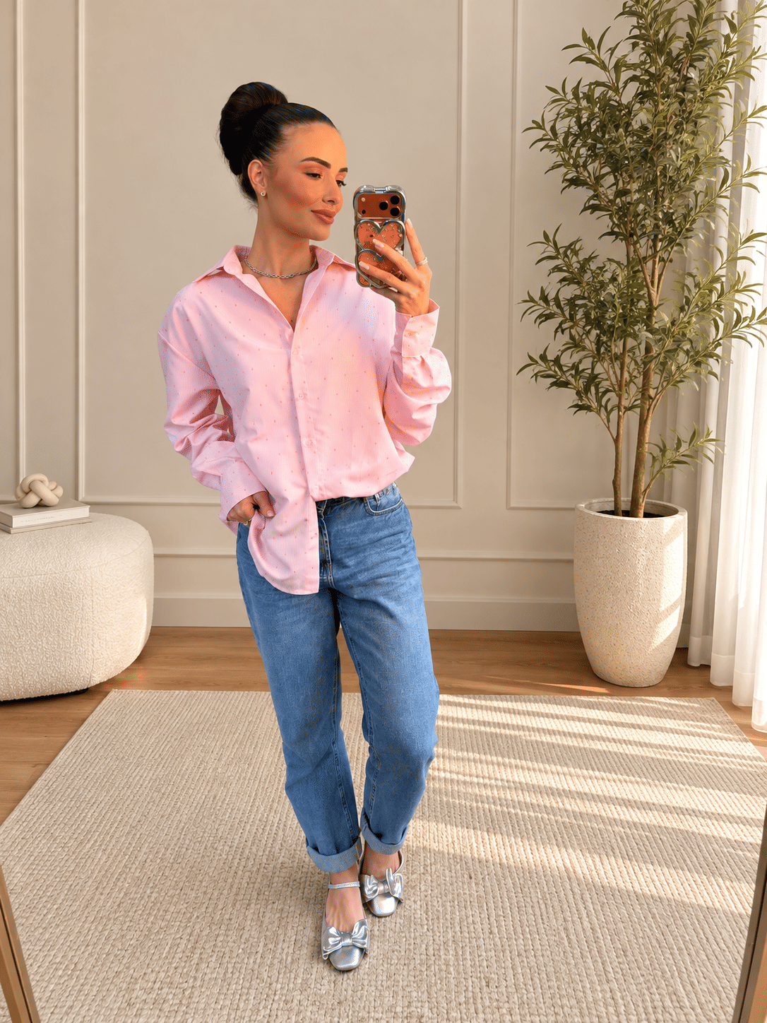 CAMISA OVERSIZED PETIT - ROSA CAMISA OVERSIZED PETIT - ROSA