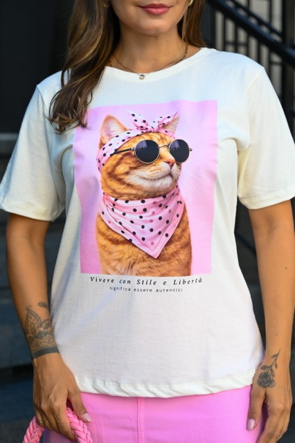 T-SHIRT STILE - OFF WHITE T-SHIRT STILE - OFF WHITE