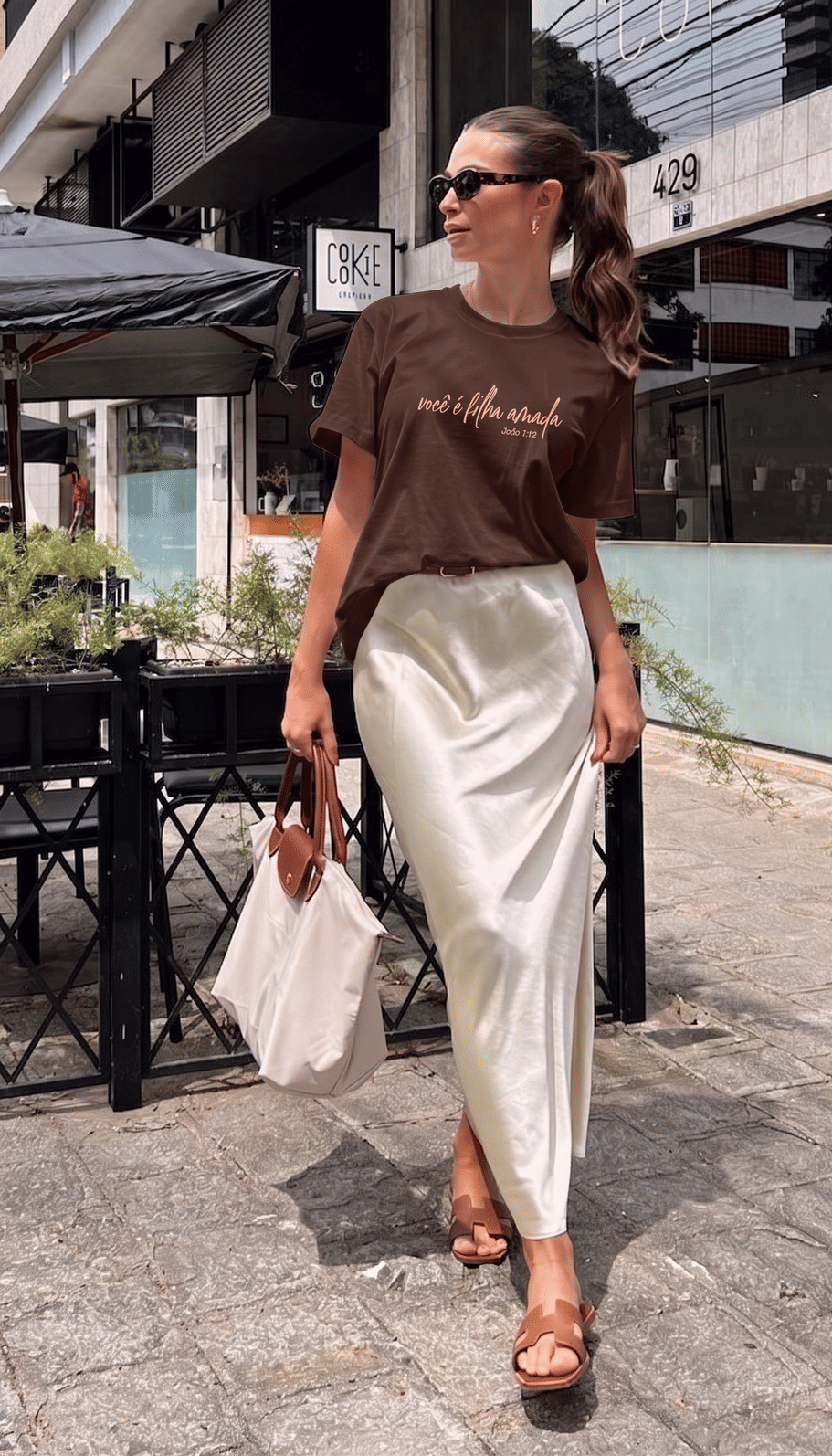 T-SHIRT FILHA AMADA - MARROM T-SHIRT FILHA AMADA - MARROM