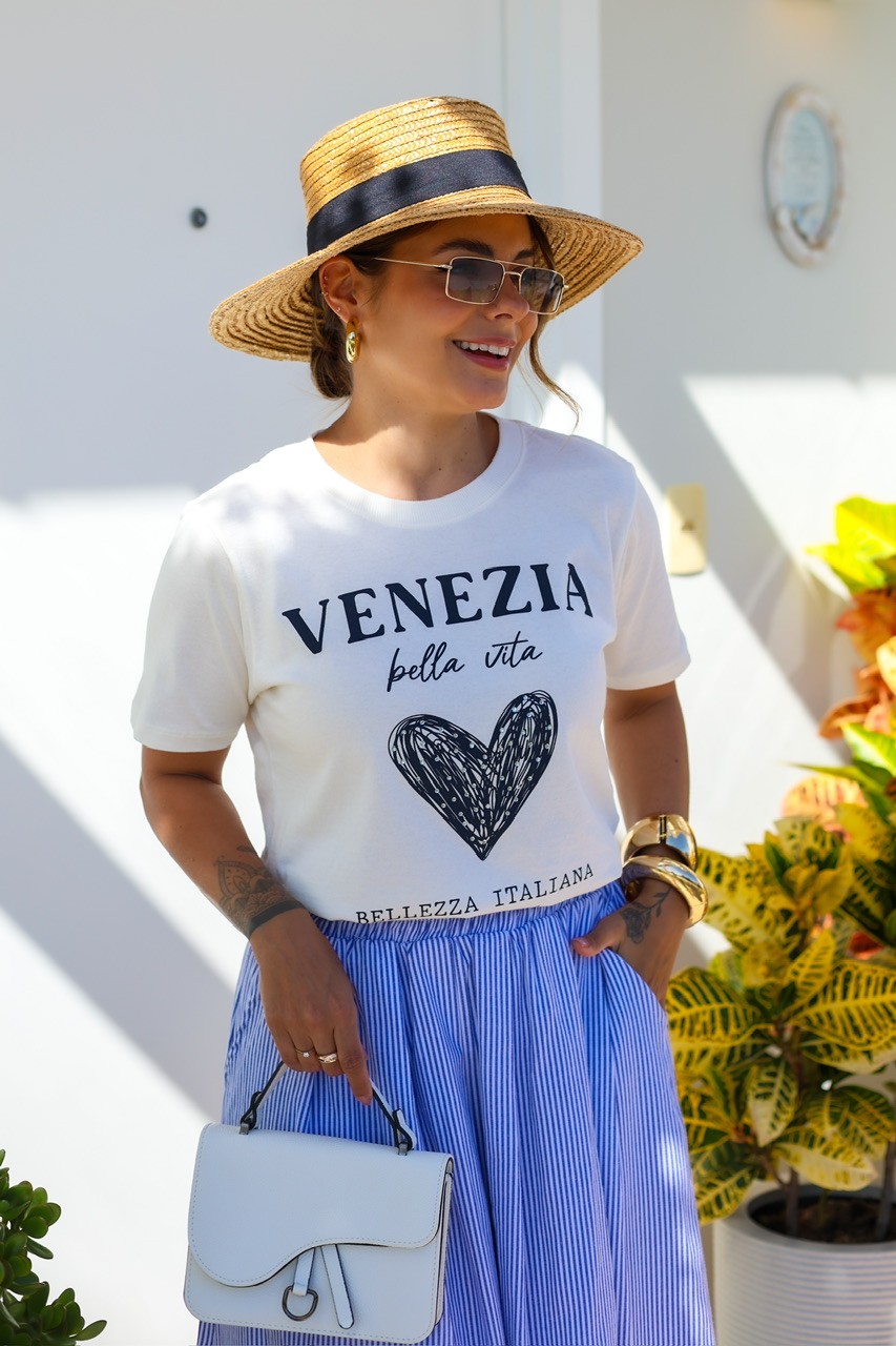 T-SHIRT VENEZIA - OFF WHITE T-SHIRT VENEZIA - OFF WHITE