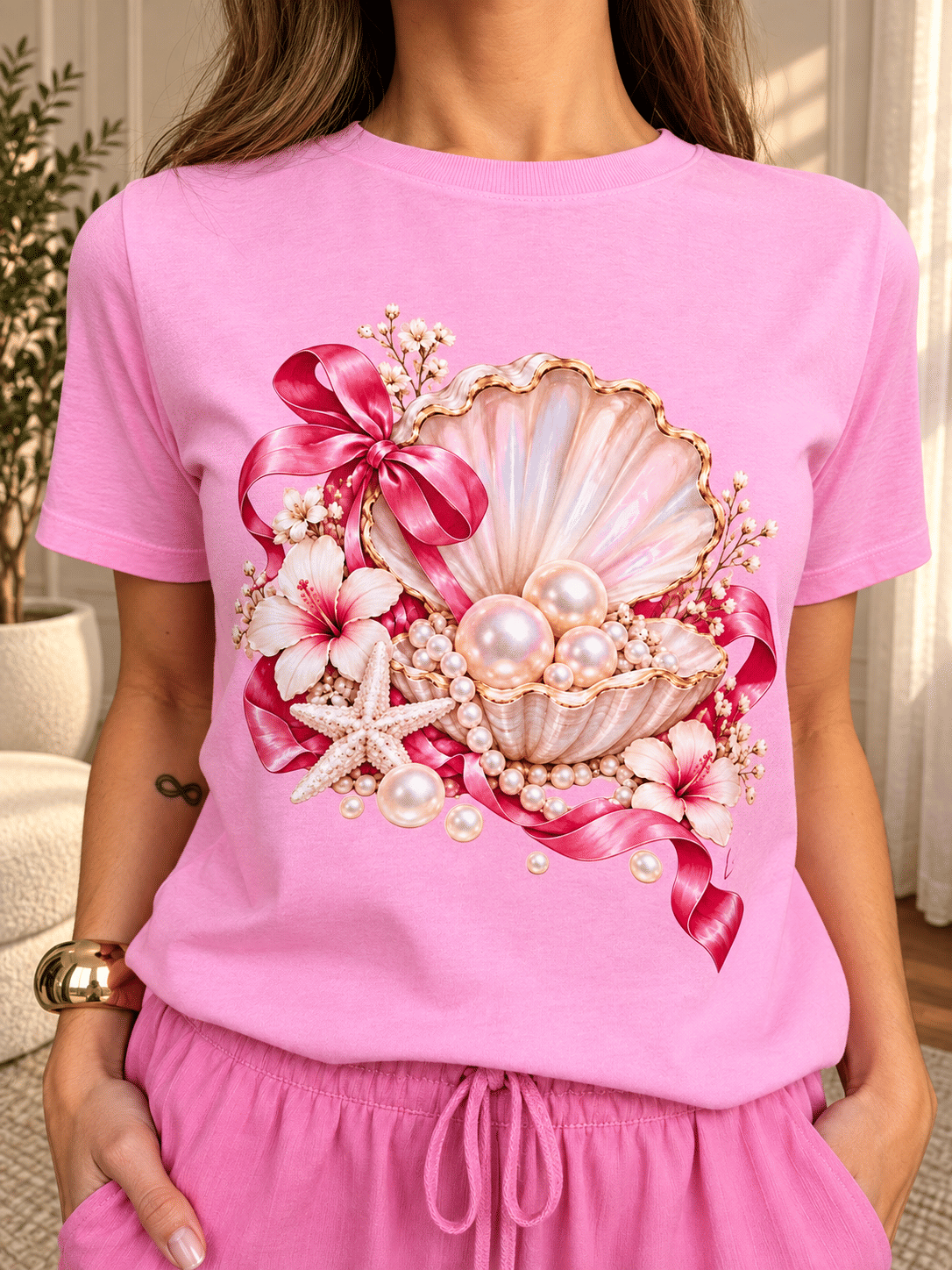 T-SHIRT ESTONADA MERMAID DREAM - ROSA BUBBLEGUM T-SHIRT ESTONADA MERMAID DREAM - ROSA BUBBLEGUM