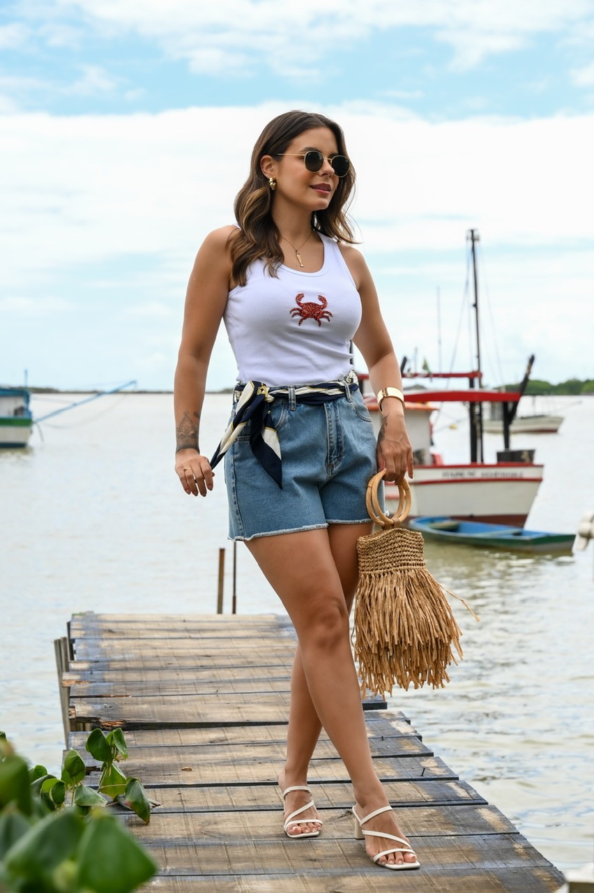 REGATA CRAB SHINE - BRANCO REGATA CRAB SHINE - BRANCO