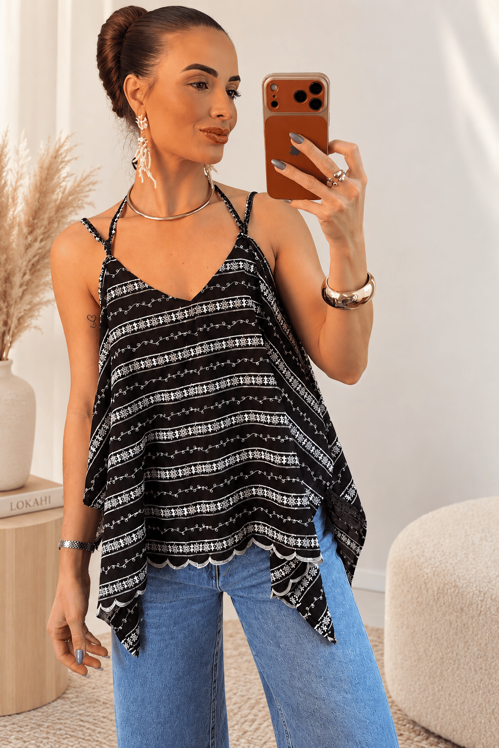BLUSA BOHO YORIU - PRETO BLUSA BOHO YORIU - PRETO