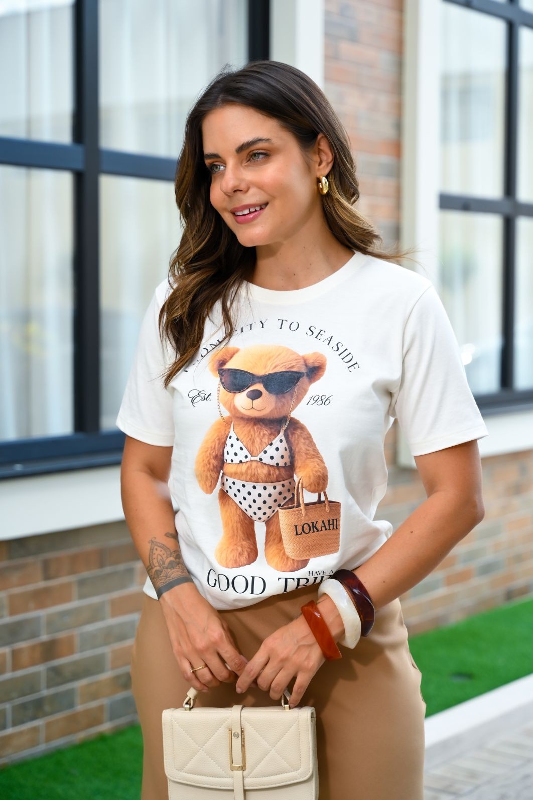 T-SHIRT GOOD TRIP - OFF WHITE T-SHIRT GOOD TRIP - OFF WHITE