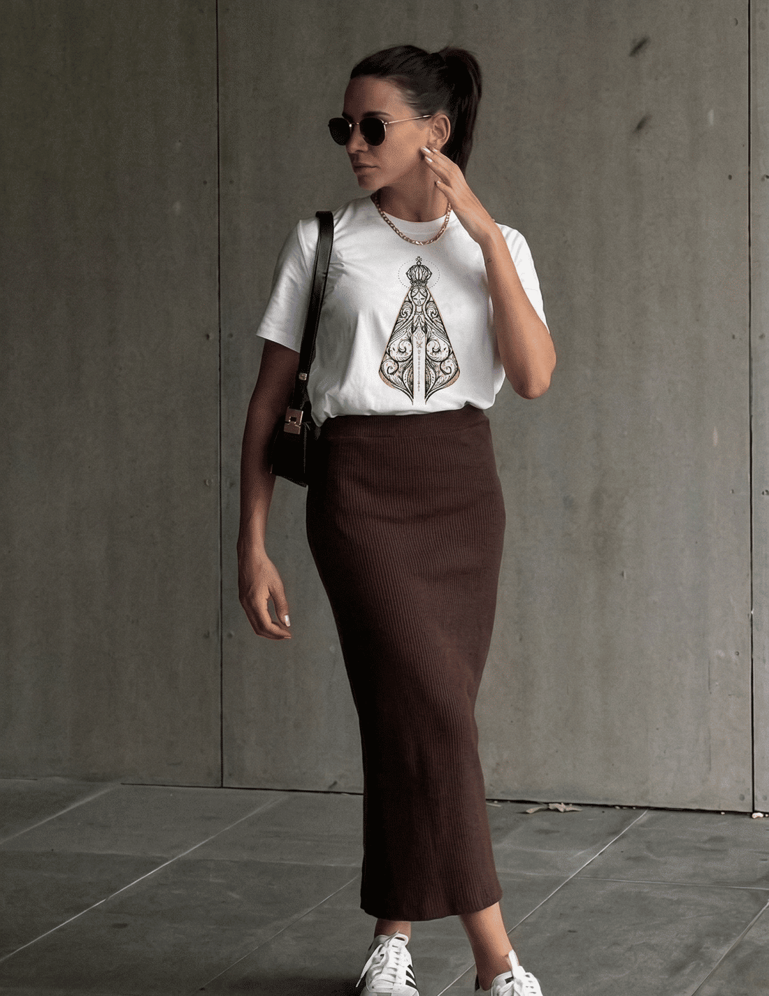 T-SHIRT NOSSA SENHORA - BRANCA