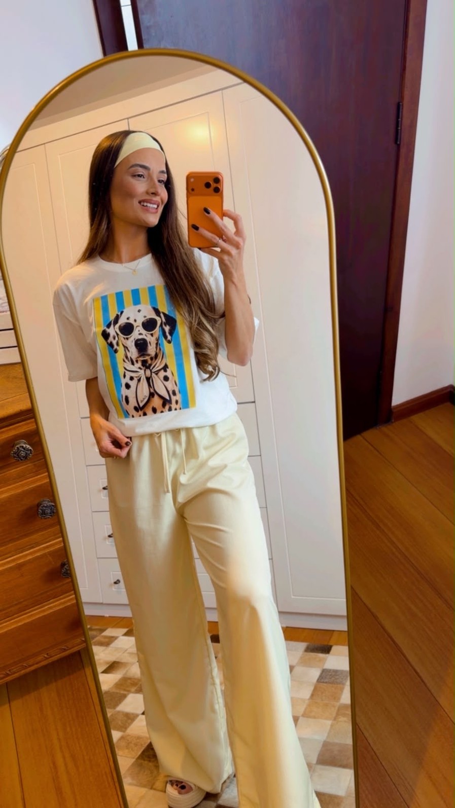 T-SHIRT OVERSIZED SUNNY DOTS - OFF WHITE T-SHIRT OVERSIZED SUNNY DOTS - OFF WHITE