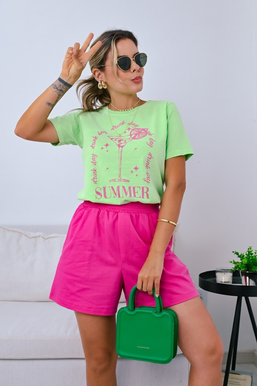 SHORT MOLETINHO - ROSA MINIE