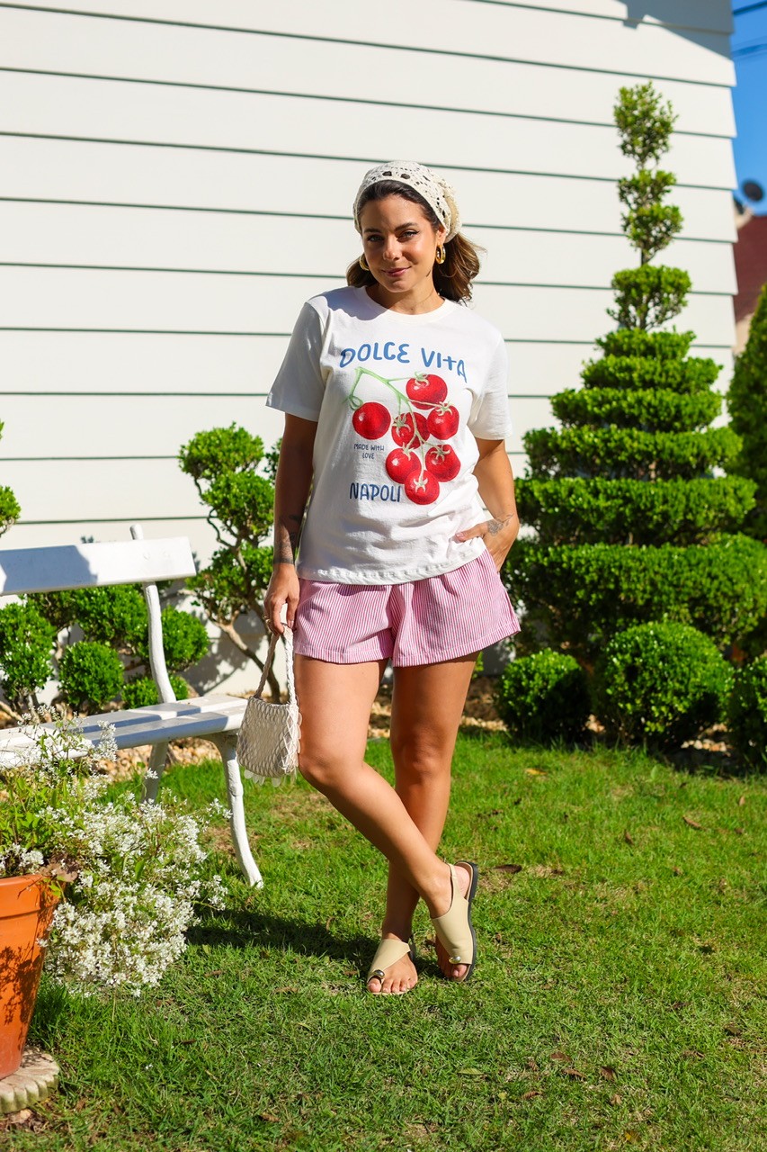 T-SHIRT NAPOLI - OFF WHITE T-SHIRT NAPOLI - OFF WHITE