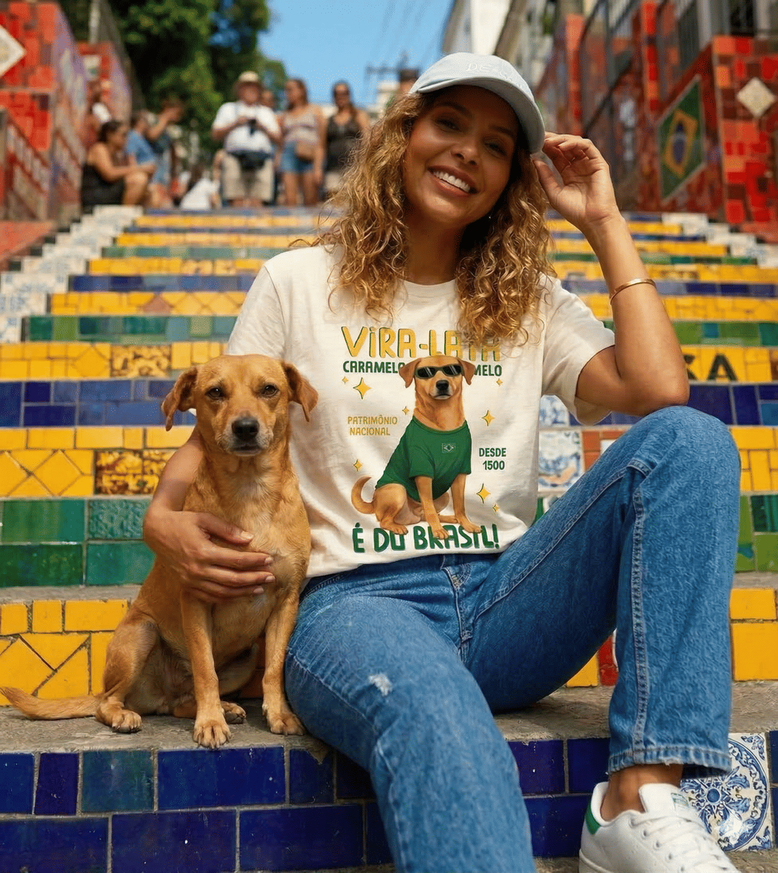 T-SHIRT OVERSIZED É DO BRASIL - OFF WHITE