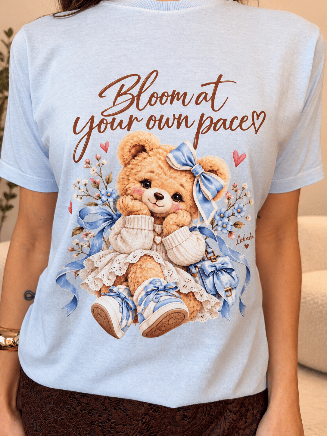 T-SHIRT ESTONADA YOUR OWN PACE - AZUL CANDY T-SHIRT ESTONADA YOUR OWN PACE - AZUL CANDY