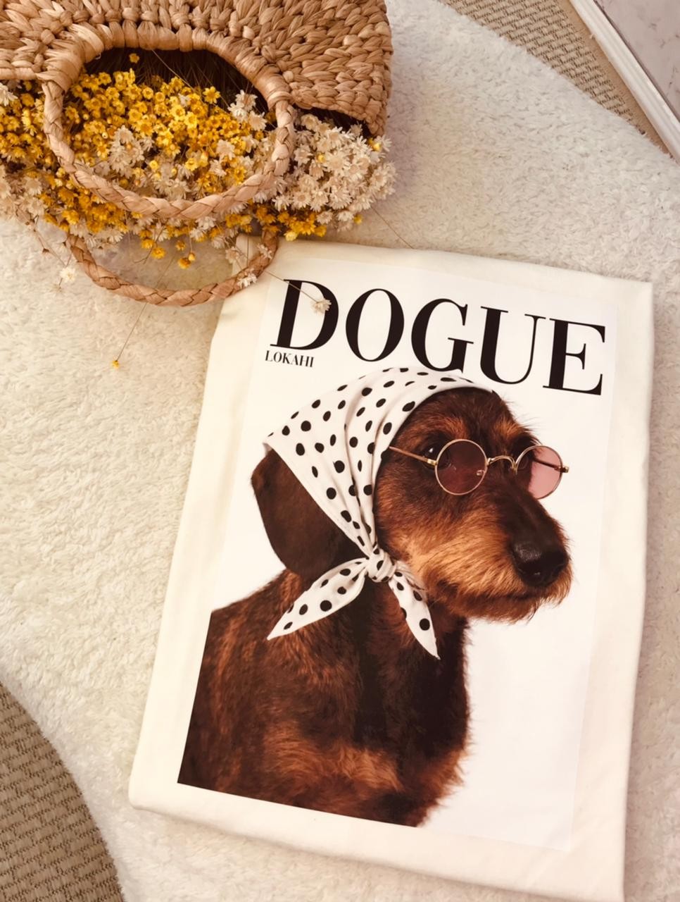 T-SHIRT OVERSIZED DOGUE - OFF WHITE