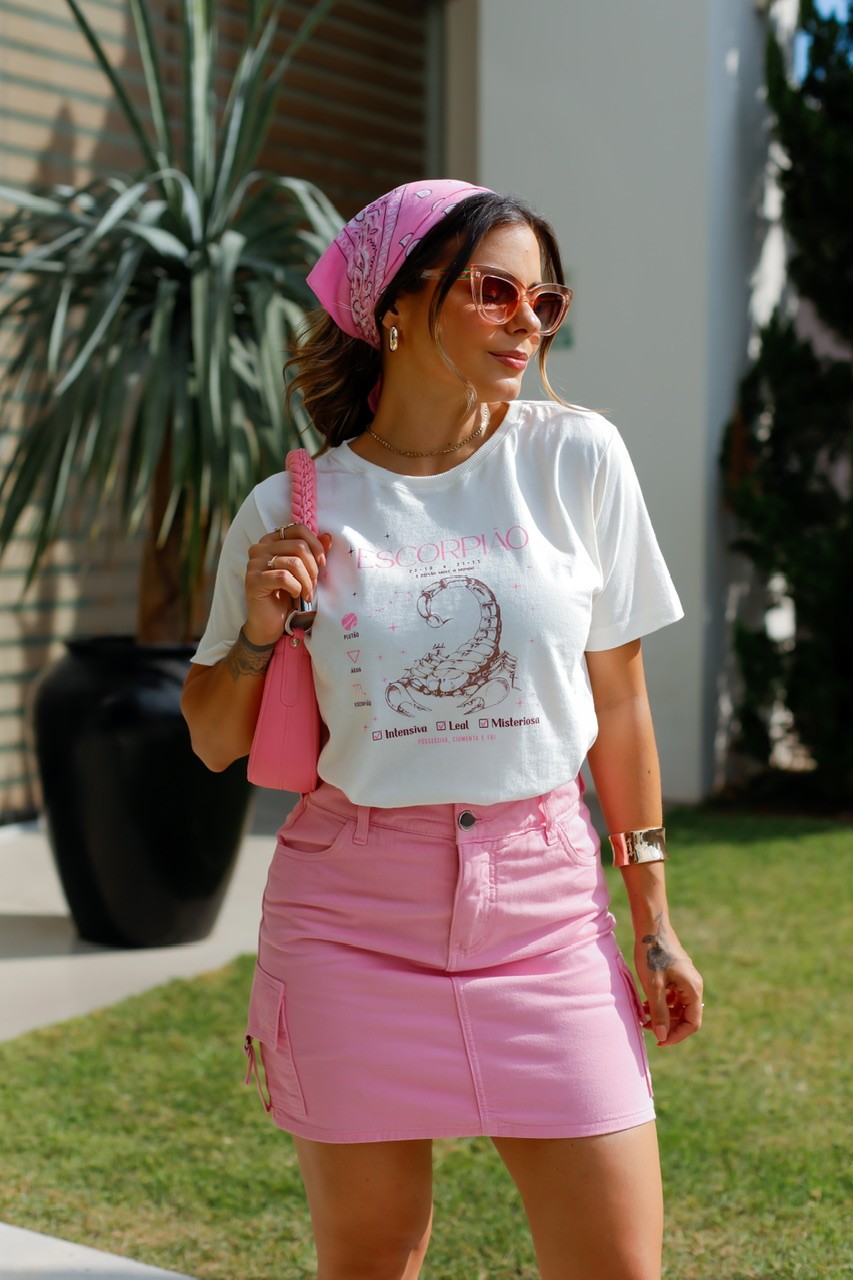 T-SHIRT ESCORPIÃO - OFF WHITE T-SHIRT ESCORPIÃO - OFF WHITE