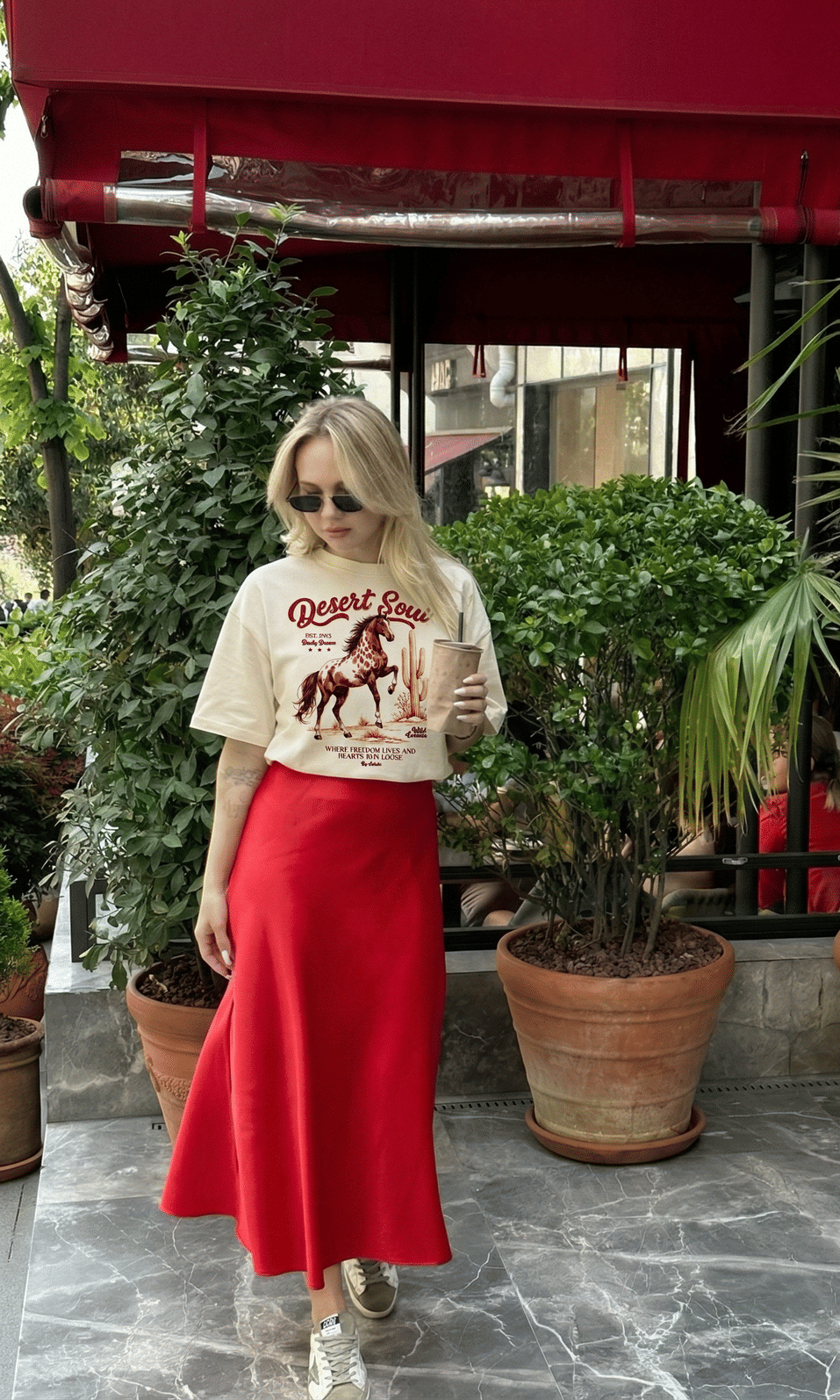 T- SHIRT DESERT SOUL - MANTEIGA T- SHIRT DESERT SOUL - MANTEIGA