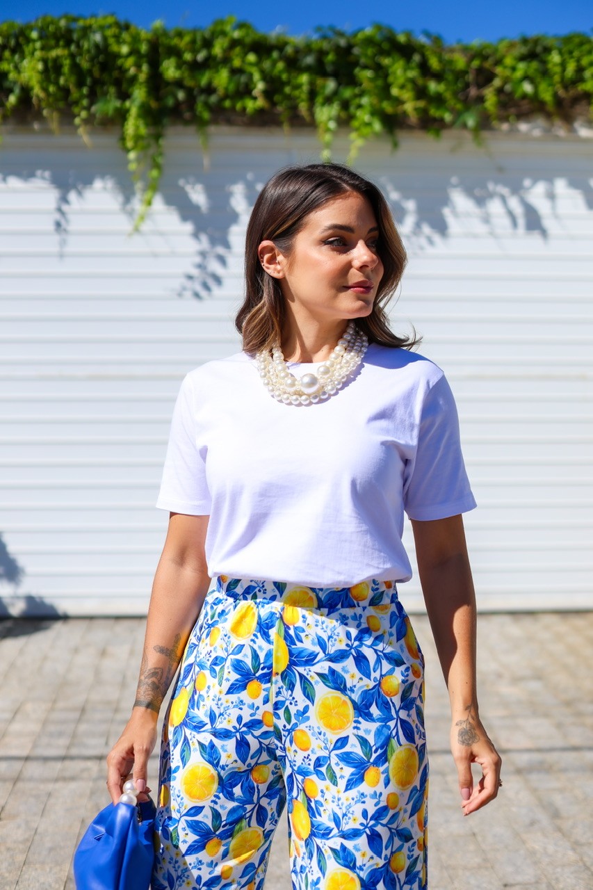 CALÇA WIDE LEG - LEMONS CALÇA WIDE LEG - LEMONS