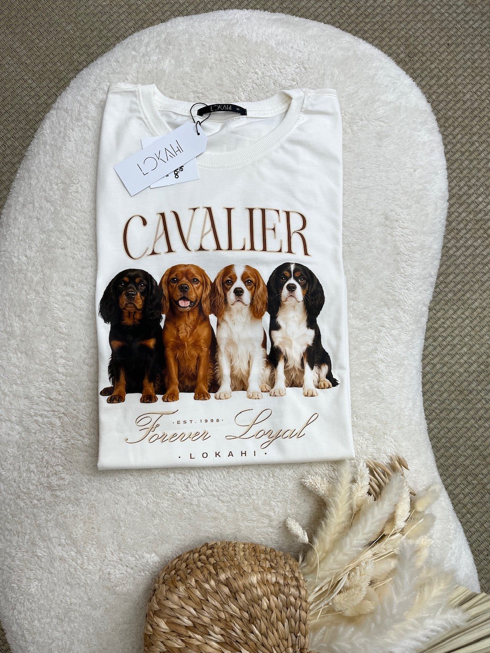 T-SHIRT CAVALIER - OFF WHITE