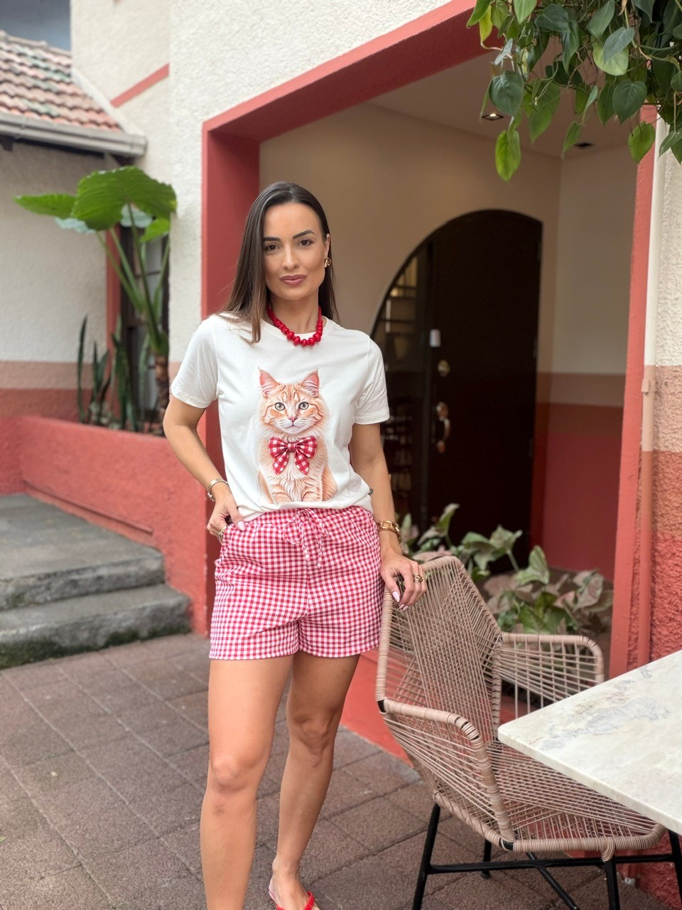 T-SHIRT BELLA CAT - OFF WHITE T-SHIRT BELLA CAT - OFF WHITE