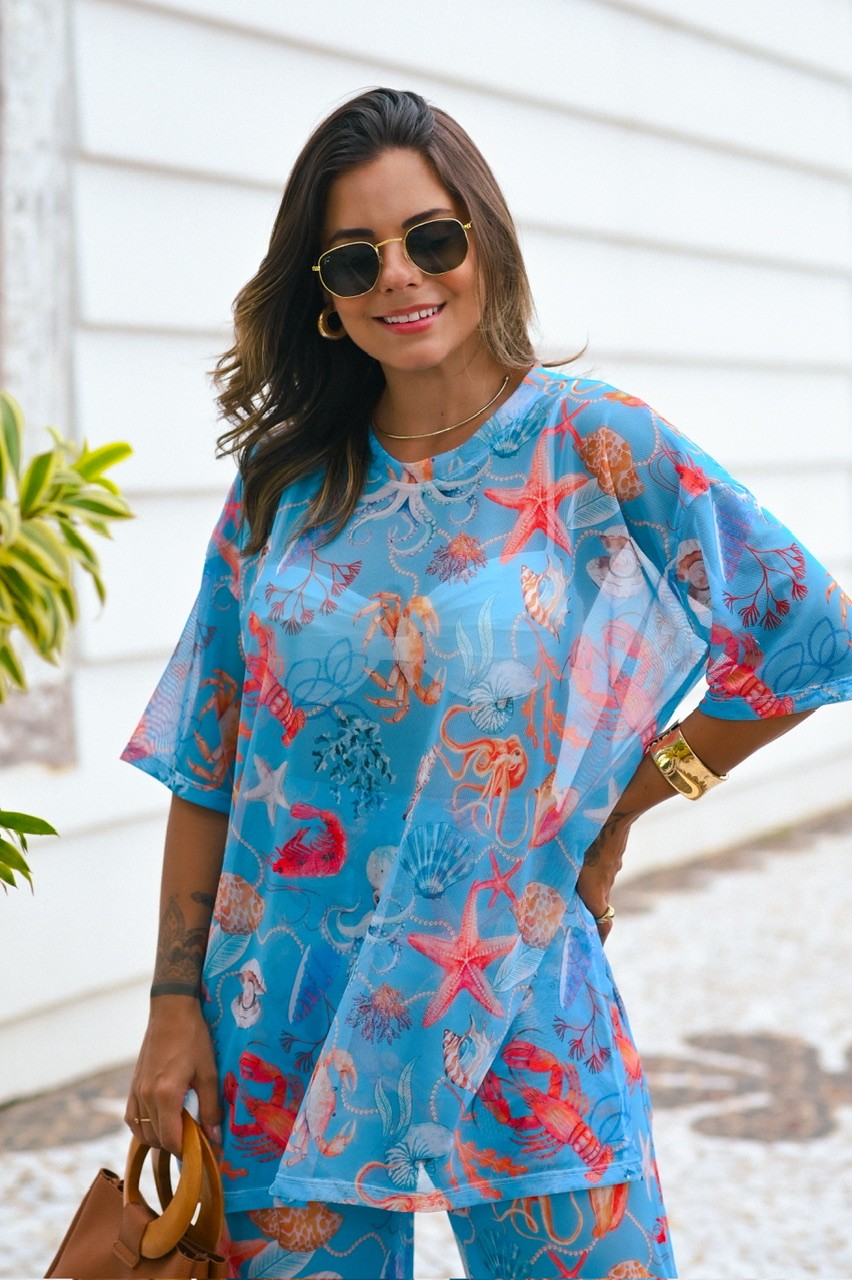 CAMISA OVERSIZED - MALDIVAS