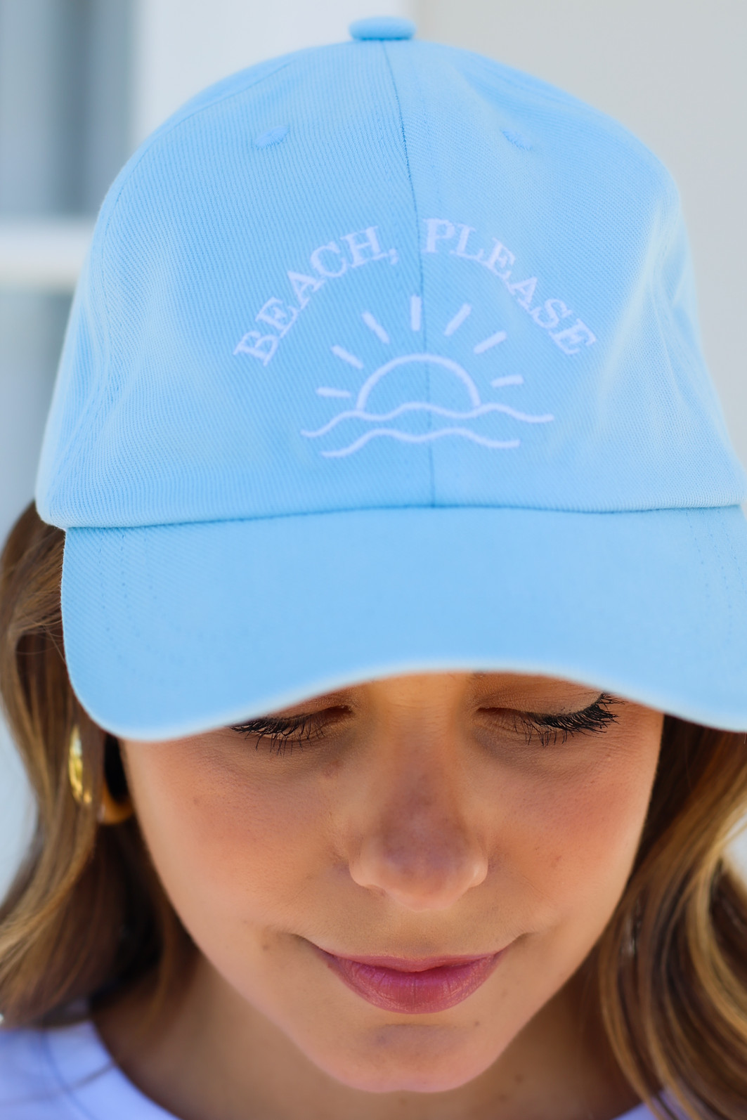 BONÉ BEACH PLEASE - AZUL BEBÊ BONÉ BEACH PLEASE - AZUL BEBÊ