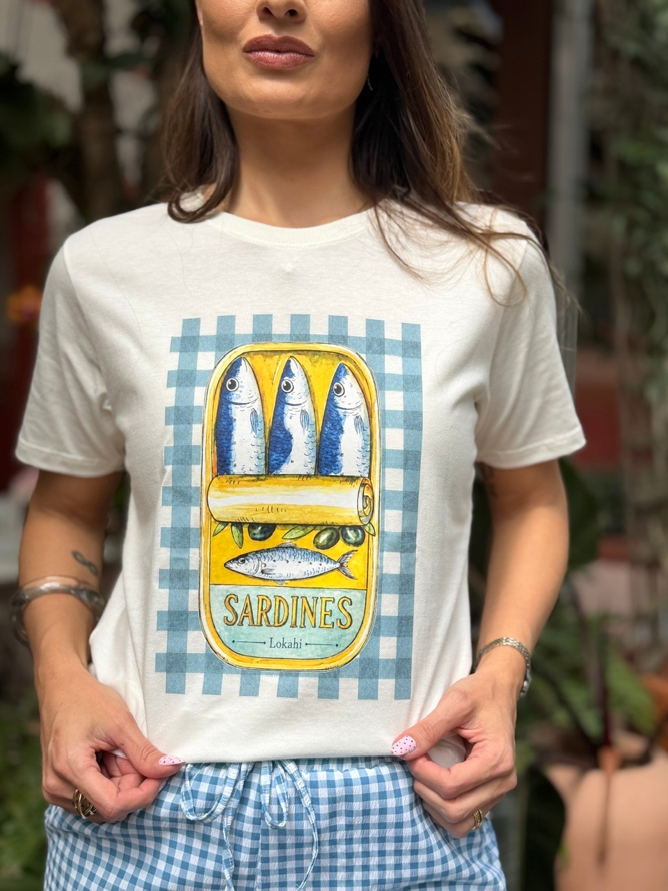 T-SHIRT LA SARDINE - OFF WHITE T-SHIRT LA SARDINE - OFF WHITE