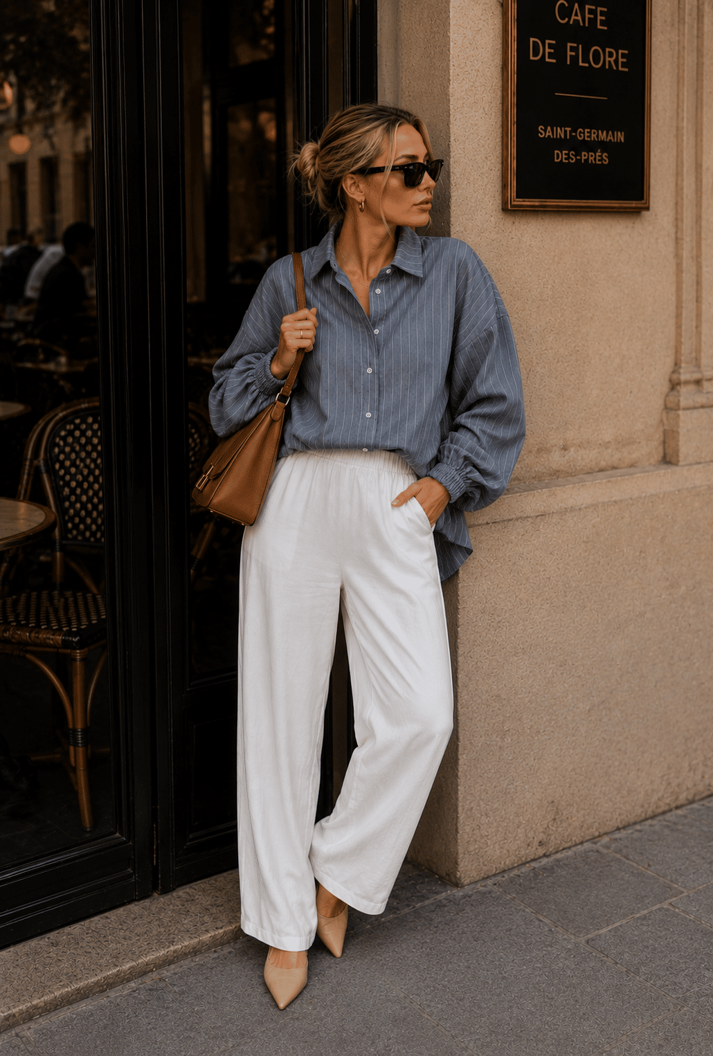 CALÇA PANTALONA ANA - BRANCA CALÇA PANTALONA ANA - BRANCA