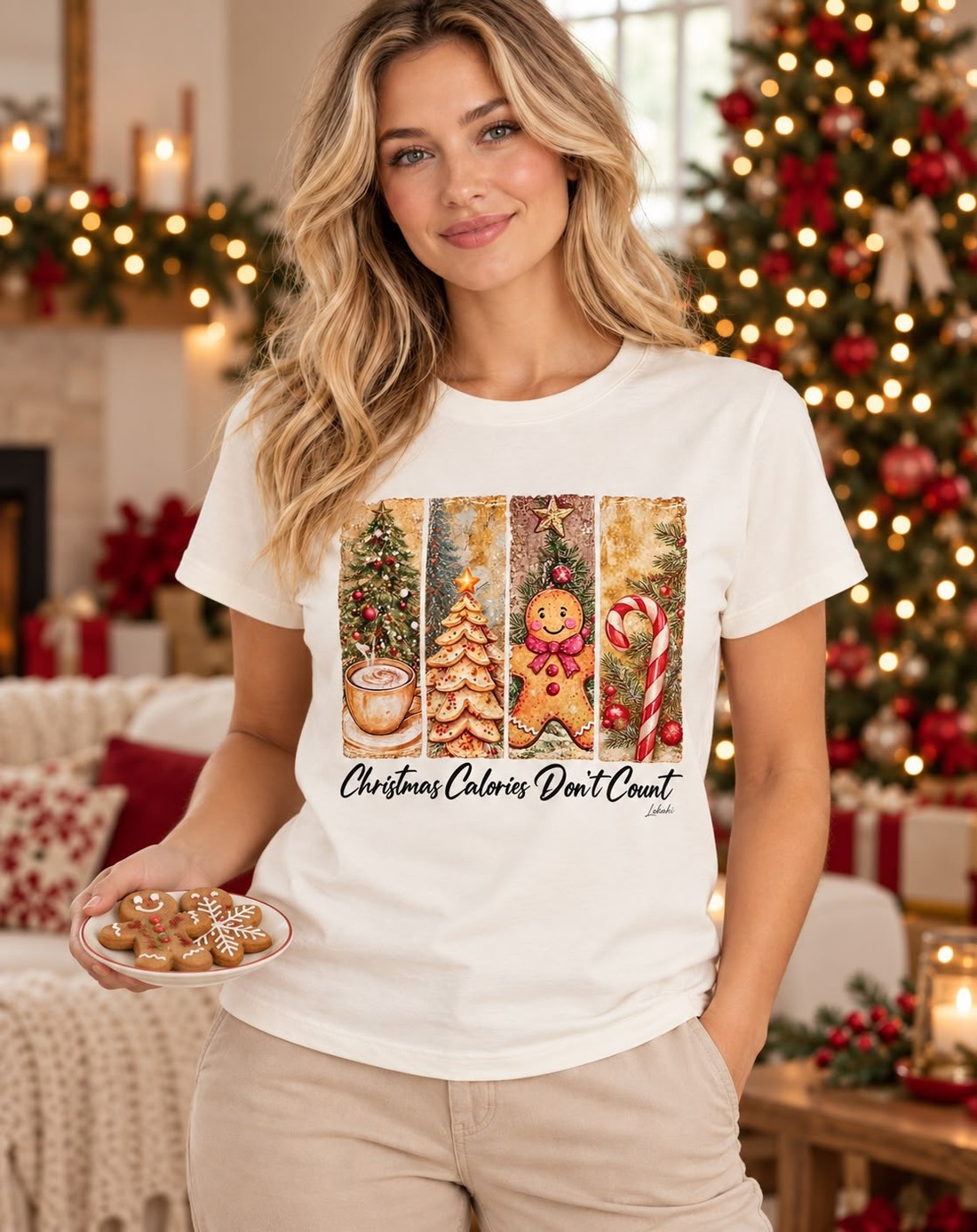 T-SHIRT SWEET CHRISTMAS - OFF WHITE T-SHIRT SWEET CHRISTMAS - OFF WHITE
