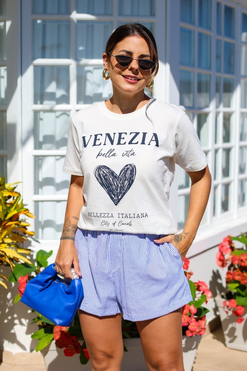 T-SHIRT VENEZIA - OFF WHITE T-SHIRT VENEZIA - OFF WHITE