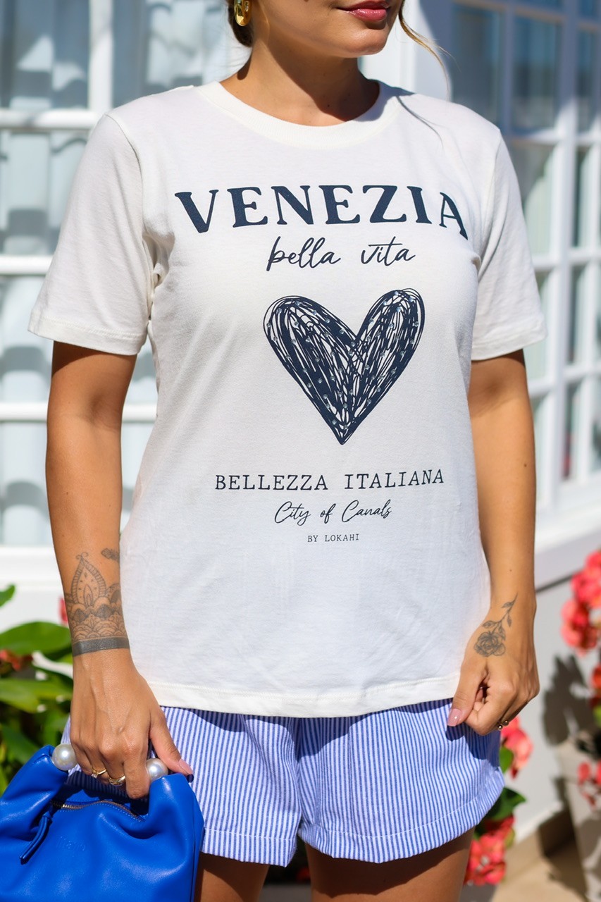 T-SHIRT VENEZIA - OFF WHITE T-SHIRT VENEZIA - OFF WHITE