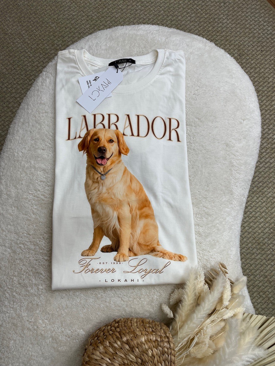 T-SHIRT LABRADOR - OFF WHITE T-SHIRT LABRADOR - OFF WHITE