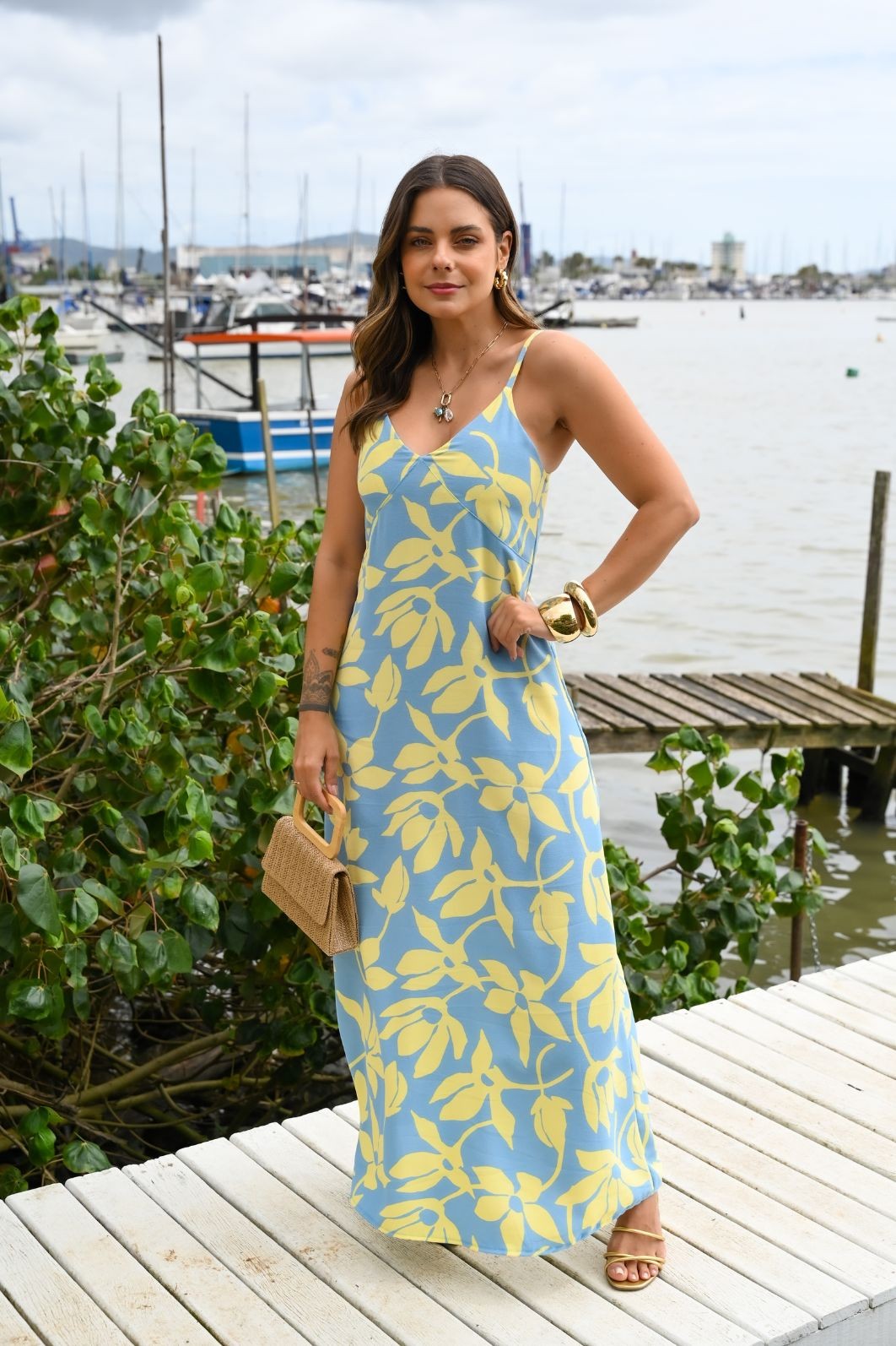 VESTIDO LONGO - FLORAL VESTIDO LONGO - FLORAL