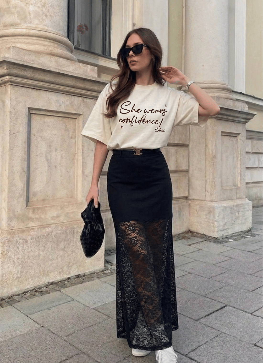 SAIA RENDA - PRETO SAIA RENDA - PRETO