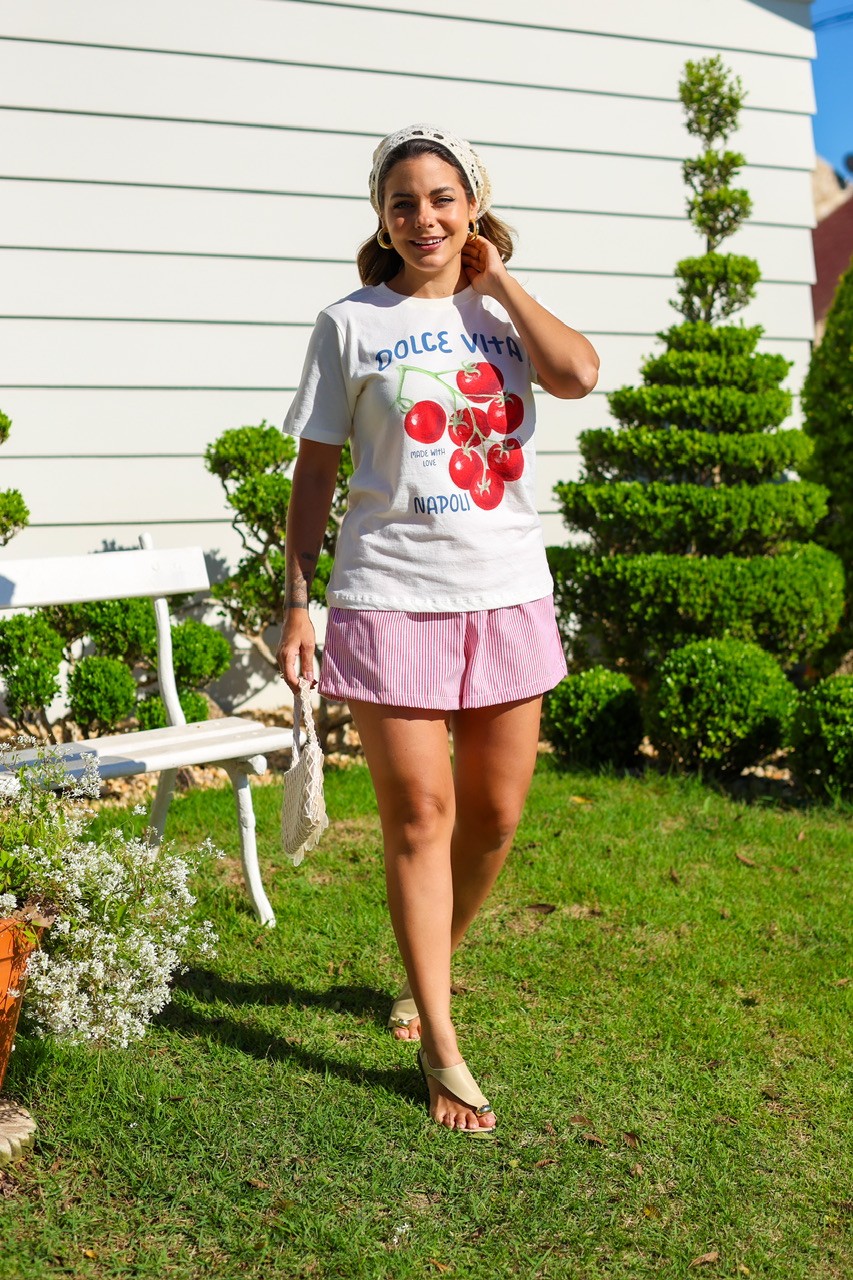 T-SHIRT NAPOLI - OFF WHITE T-SHIRT NAPOLI - OFF WHITE