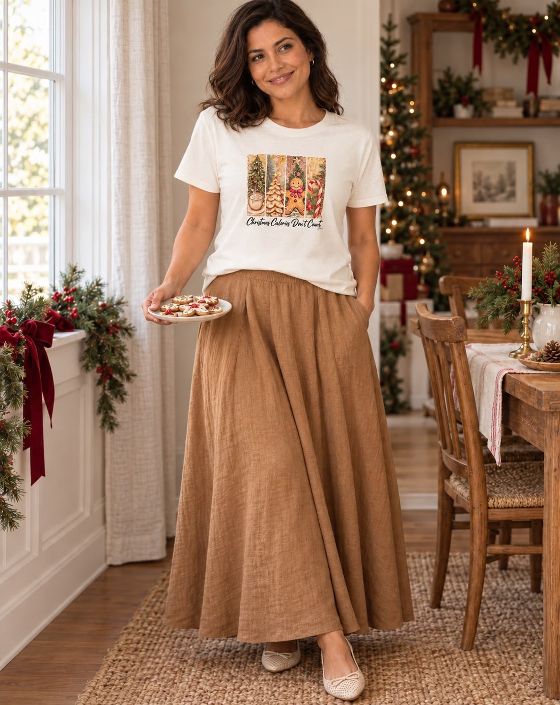T-SHIRT SWEET CHRISTMAS - OFF WHITE T-SHIRT SWEET CHRISTMAS - OFF WHITE