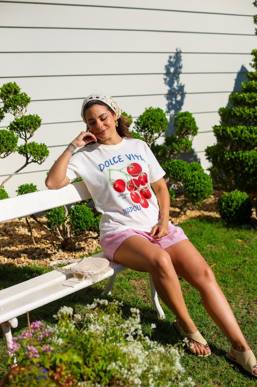 T-SHIRT NAPOLI - OFF WHITE T-SHIRT NAPOLI - OFF WHITE