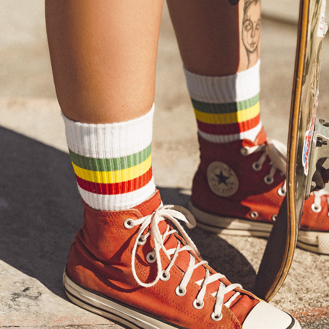 Meia Esportiva Norden Reggae Branco Meia Esportiva Norden Reggae Branco