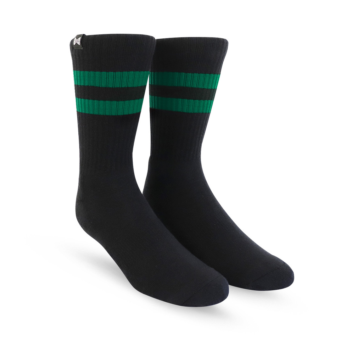 Meia Esportiva Norden Old Style Preto e Verde Meia Esportiva Norden Old Style Preto e Verde