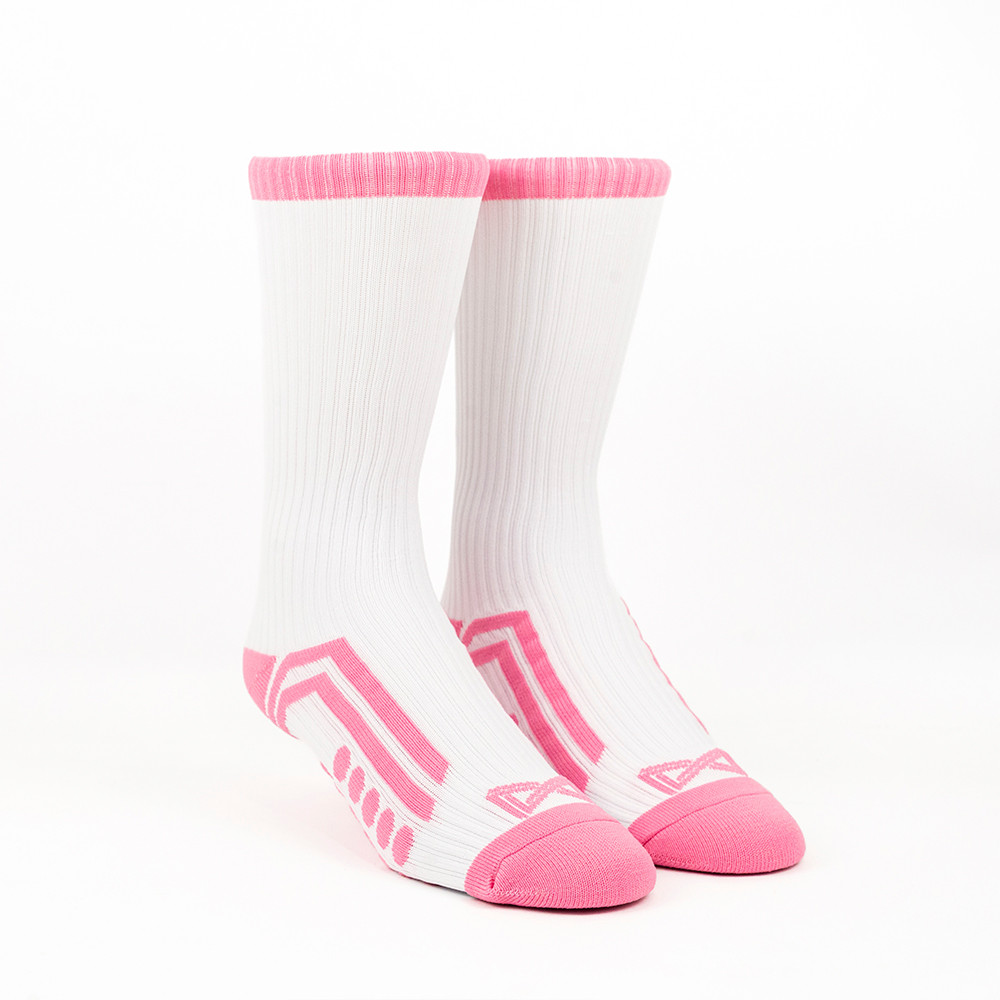 Meia Performance Pro Norden em Emana Branco e Rosa - TAM: 34/37