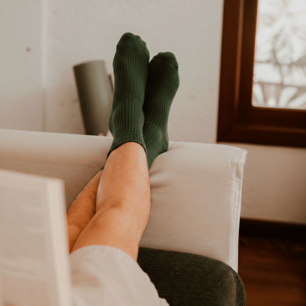 Meia Esportiva Norden Básica Verde Militar