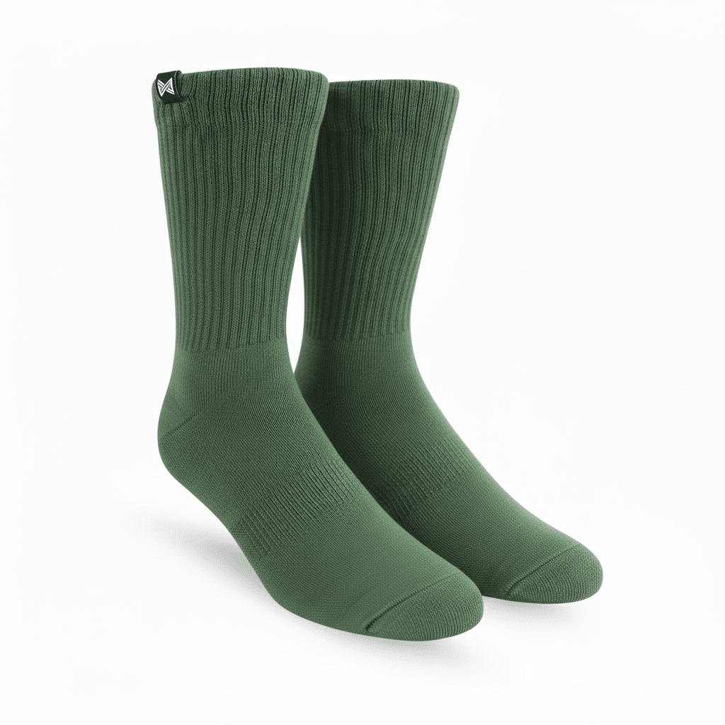 Meia Esportiva Norden Básica Verde Militar