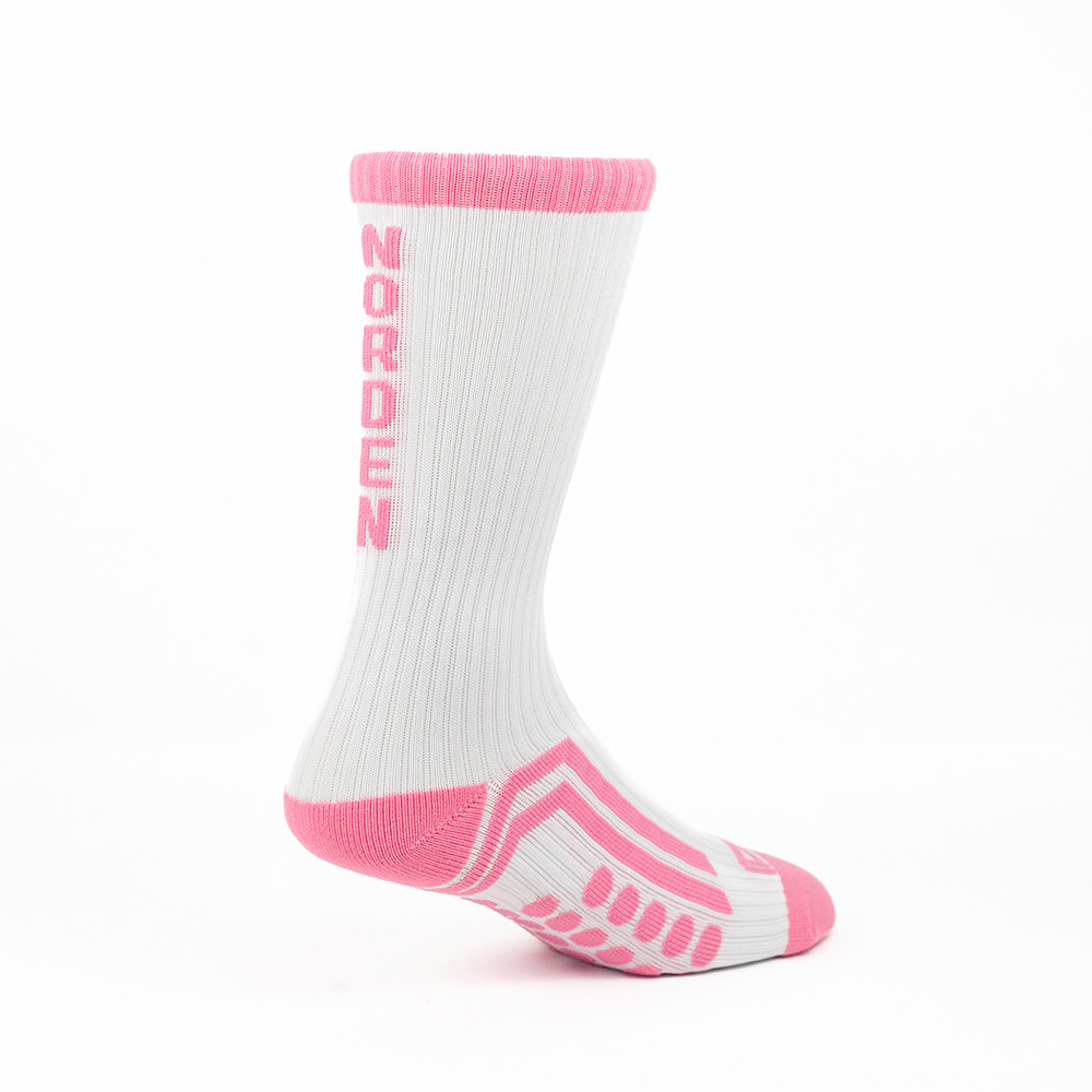 Meia Performance Pro Norden em Emana Branco e Rosa - TAM: 34/37