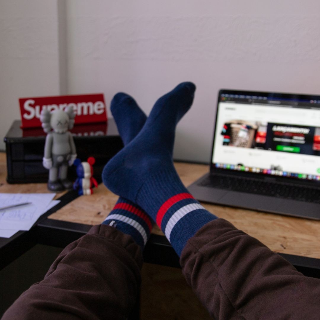 Meia Esportiva Norden Old Style Navy