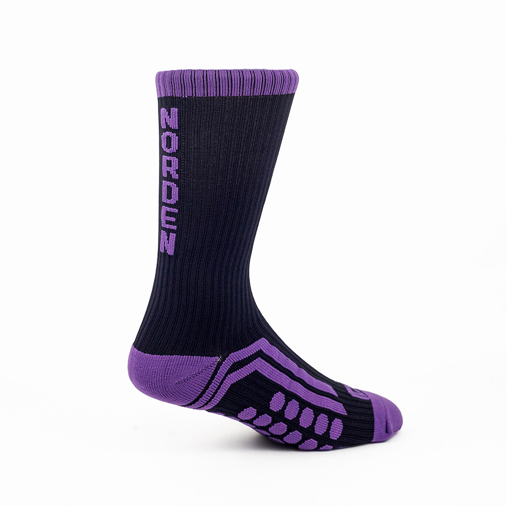 Meia Performance Pro Norden em Emana Preto e Roxo - TAM: 34/37