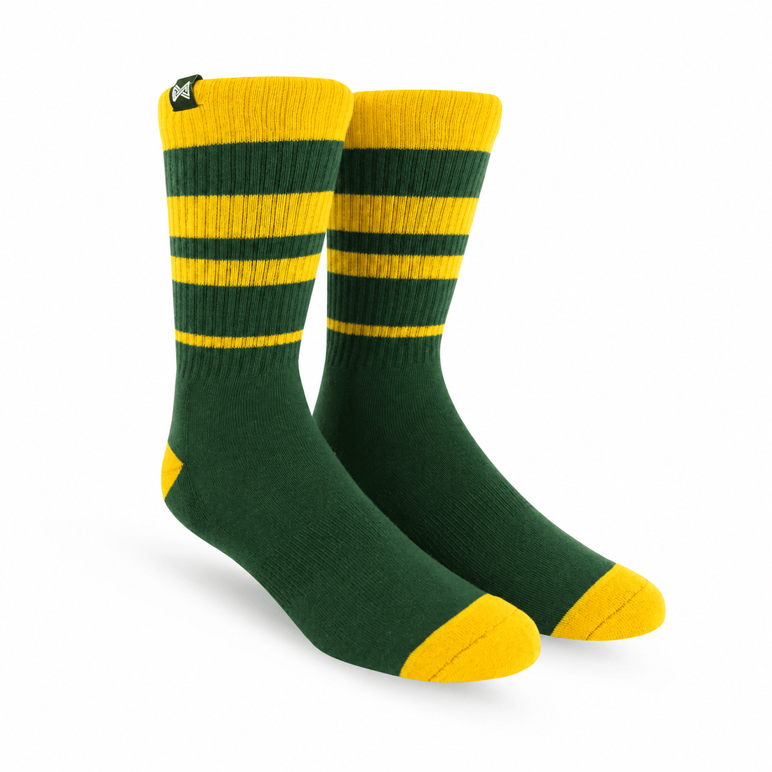 Meia Esportiva Norden Colorado Verde e Amarelo