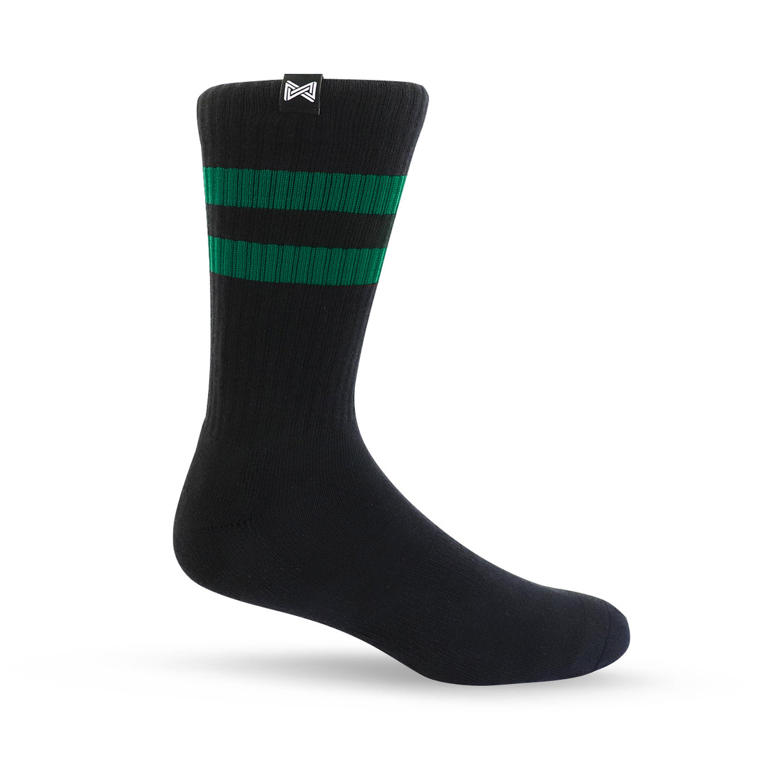 Meia Esportiva Norden Old Style Preto e Verde Meia Esportiva Norden Old Style Preto e Verde