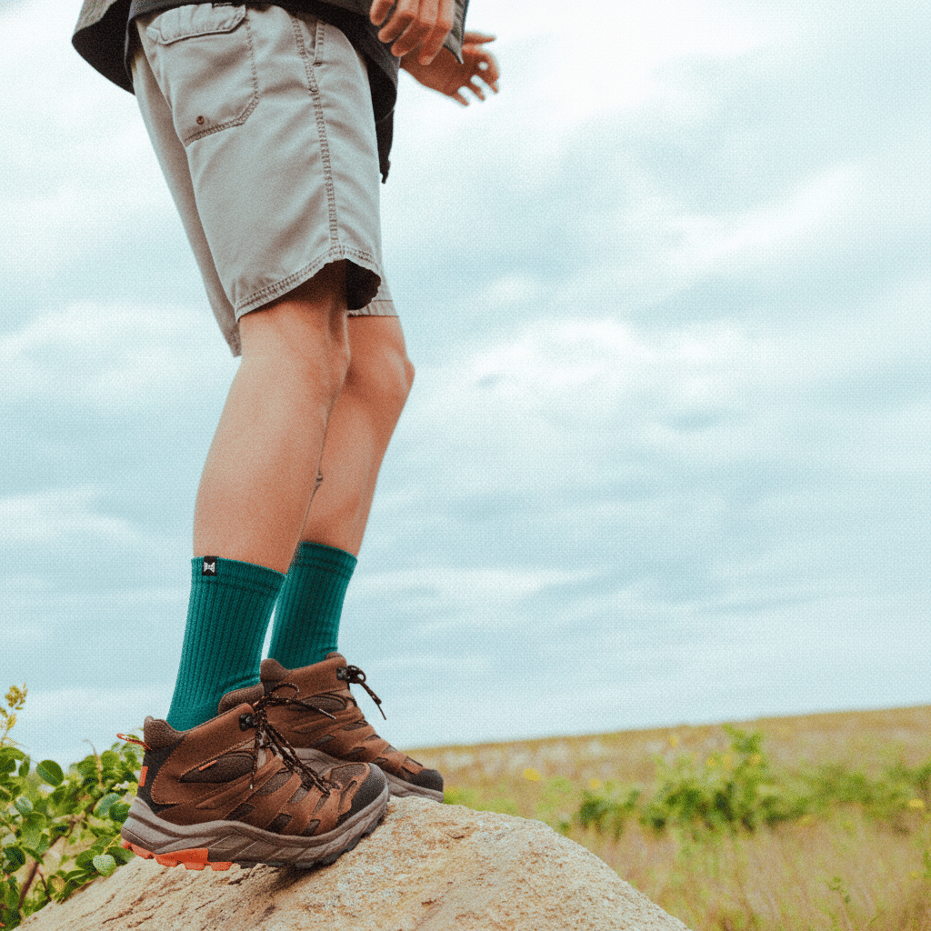 Meia Esportiva Norden Básica Turquesa