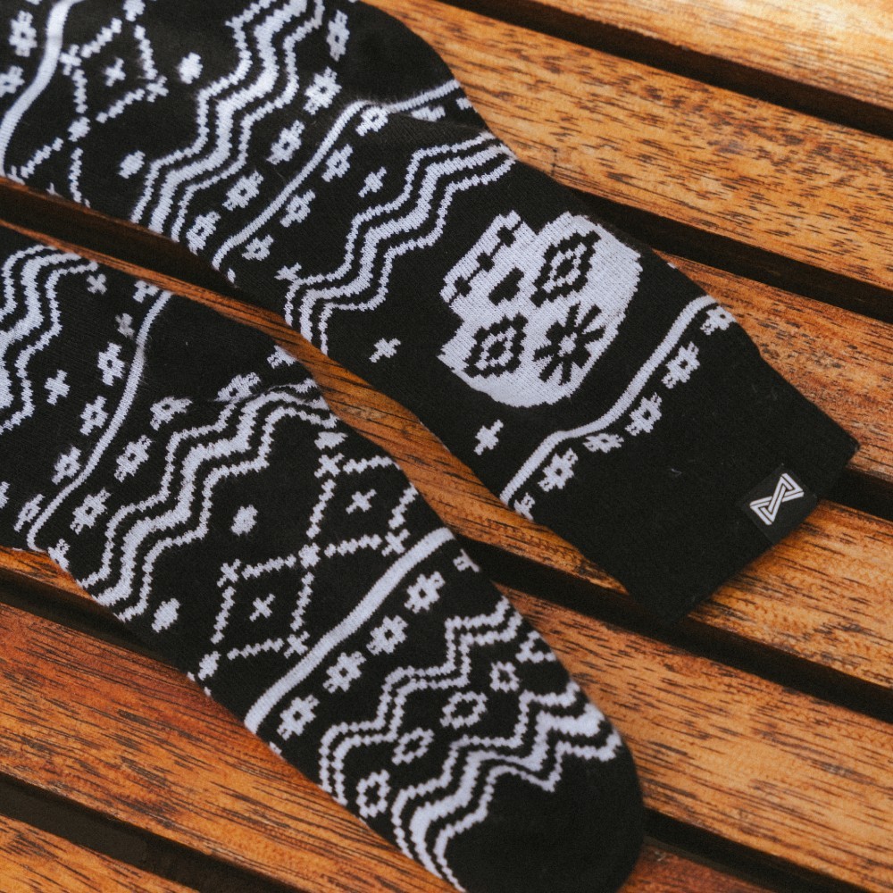 Meia Casual Norden Calavera