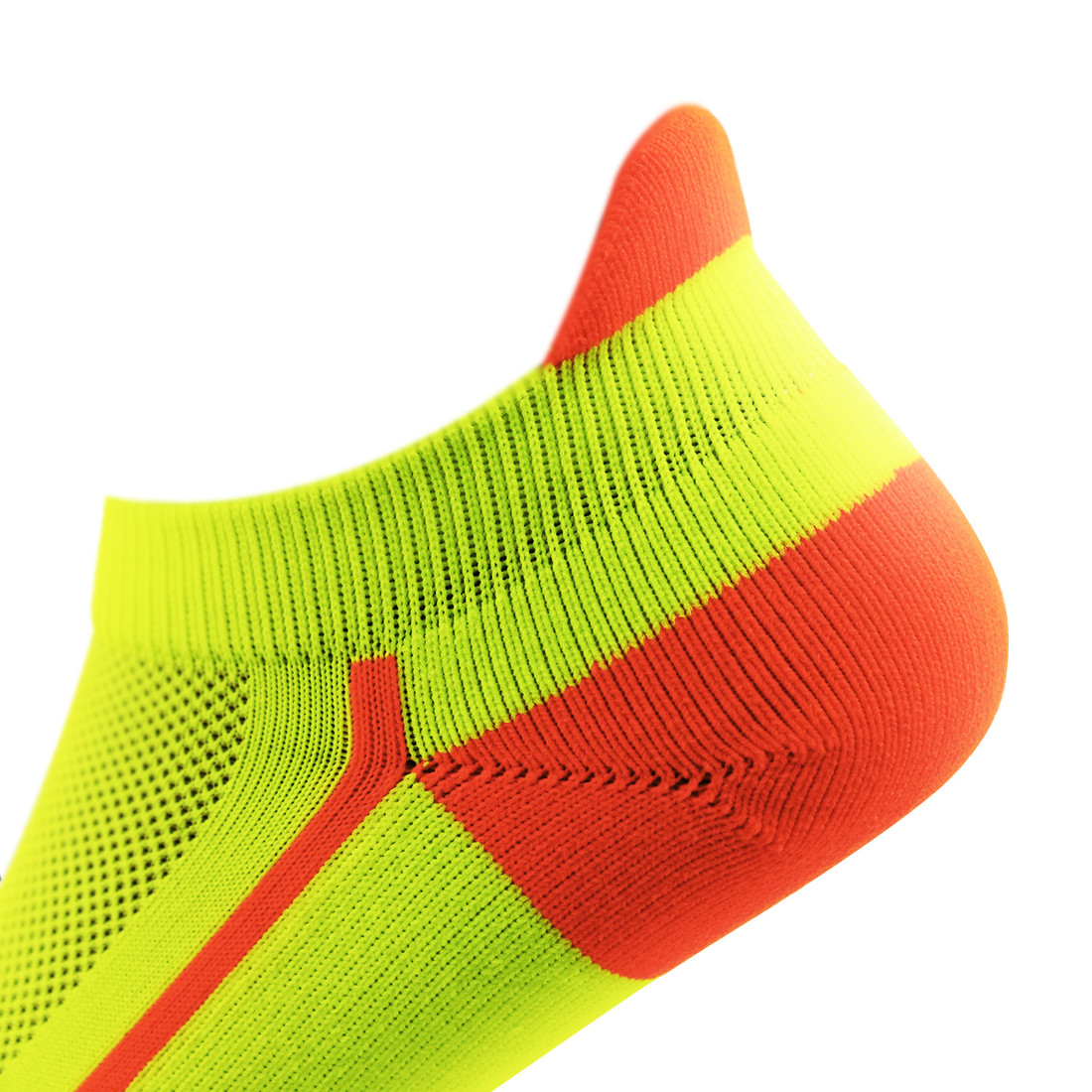 Meia Performance Soquete com Puxador - Amarelo