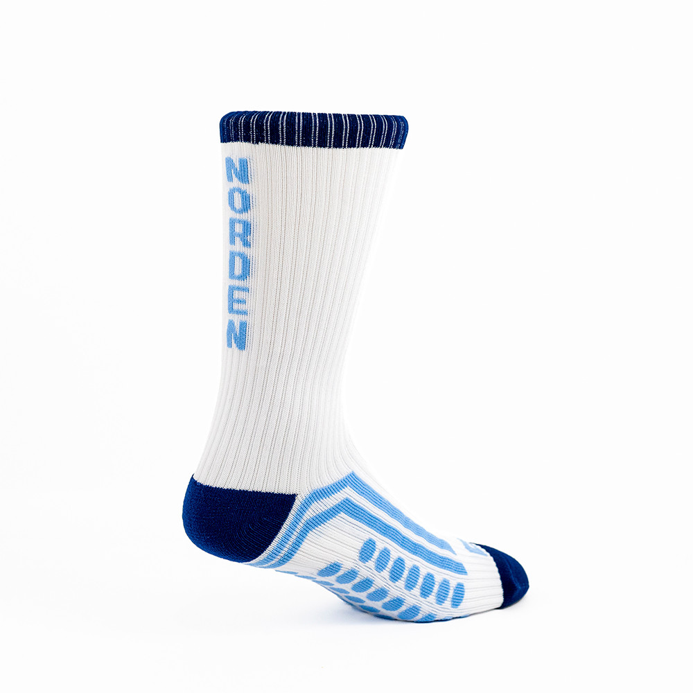 Meia Performance Pro Norden em Emana Branco e Azul - TAM: 38/42