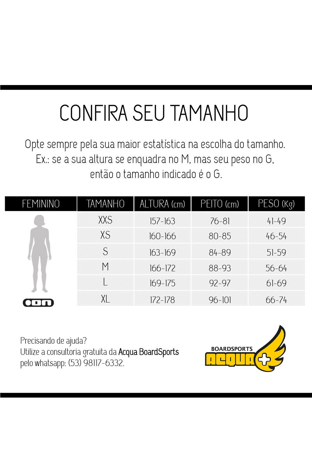 Long John ION AMAZE CORE 4/3 Feminino