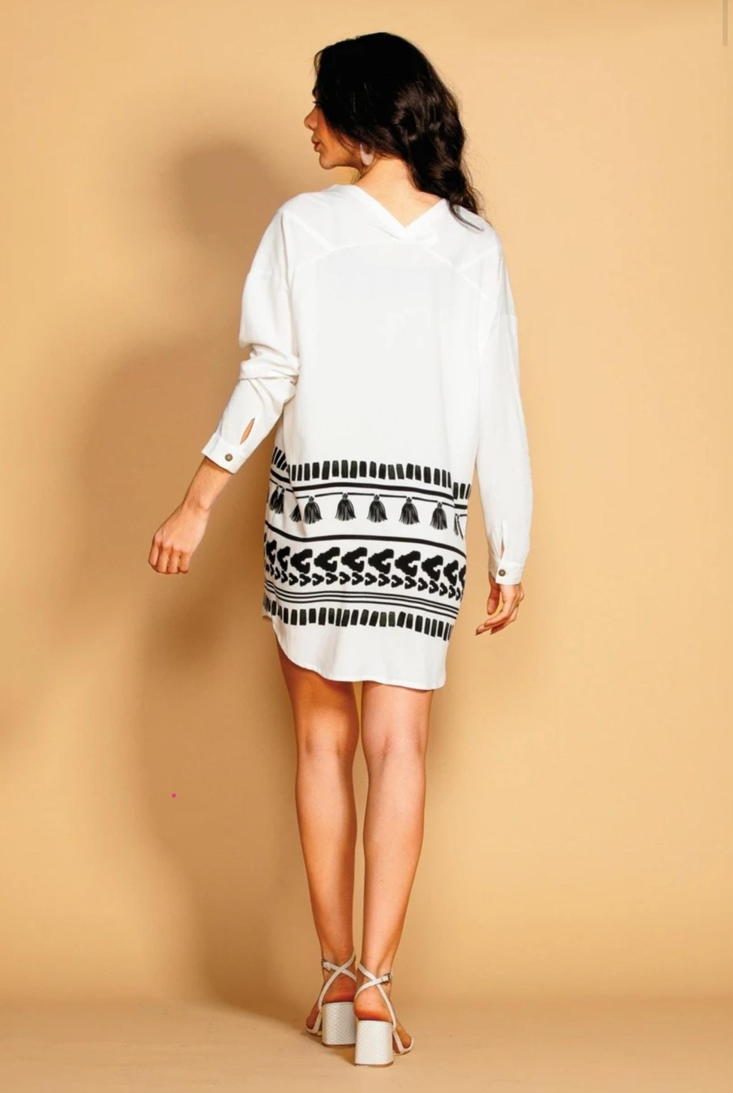 Chemise Manga Longa Flor de Algodão SP1234BQ